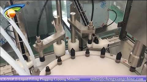 CX-YGF Eliquid Filling Plugging And Capping Machine for 15ml