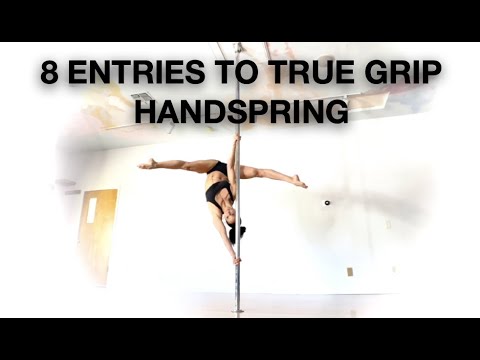8 Entries into True Grip Handspring or Ayesha - Pole Dancing Tutorials by ElizabethBfit