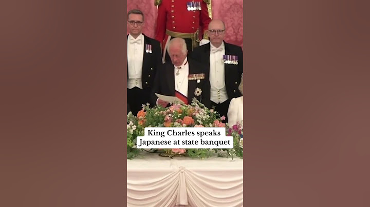 Impressive moment King Charles speaks Japanese