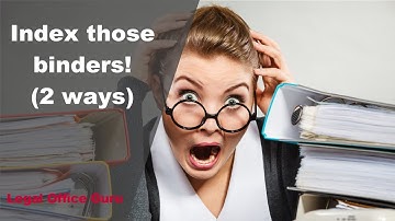 How to create a Binder Index in Word (2 ways)