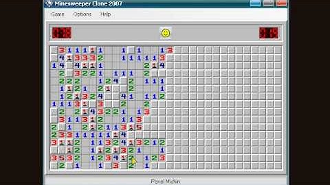 Minesweeper Expert solved in 41,237 (42) s. (Former Russian record)