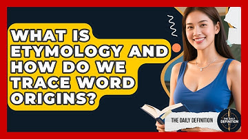 What Is Etymology And How Do We Trace Word Origins? - The Daily Definition