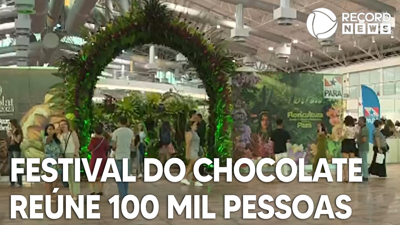 Festival de Chocolate na Amazônia reúne 100 mil pessoas