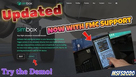 Msfs2020*Simbox Fmc Support Added *Best All in 1 App! Control lights, Autopilot, Radios & Much more!