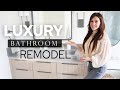 INCREDIBLE Bathroom Remodel! Complete DESIGN and RENOVATION reveal...