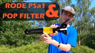 Rode Psa1 & Pop Filter Unboxing Test