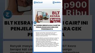 BLT Kesra Berapa Kali Cair? Ini Penjelasan dan Cara Cek Penerimanya