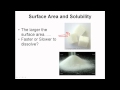 Factors Affecting Solubility Quiz