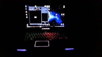 Alienware m14xR2 winamp music alienFX show