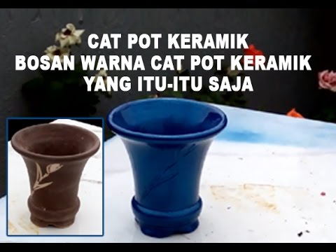  Cat  Pot Keramik  Bosan Warna Pot Keramik  Yang Itu Itu Saja 