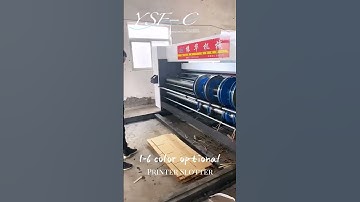Best For Mini Order Production Semi Automatic Printer Slotter Rotary Die Cutter YSF C series