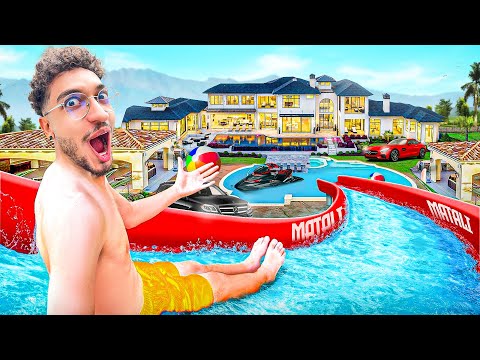 توی بزرگترین ویلای اجاره ای پارک آبی ساختم