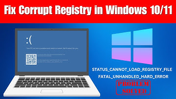 Fix Corrupt Registry in Windows 11