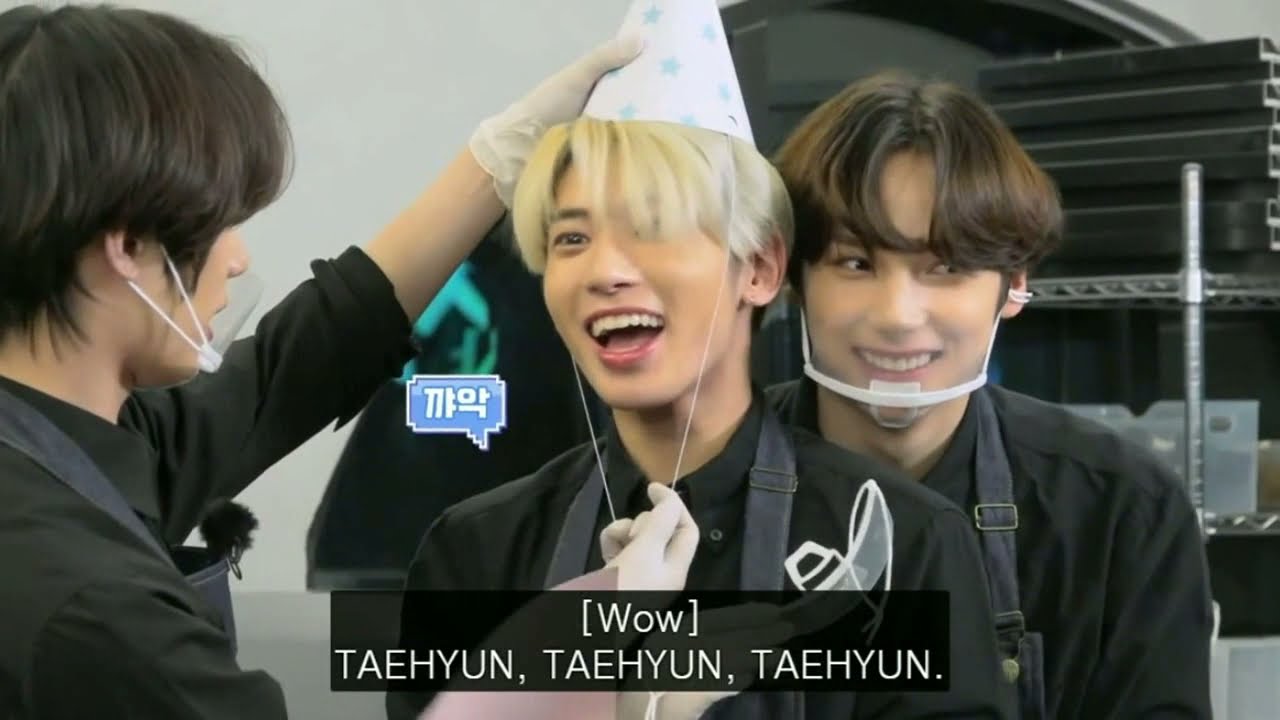 Taehyun's surprise birthday
