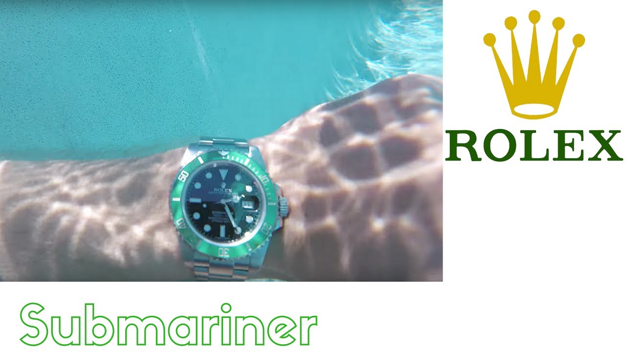 rolex submariner underwater