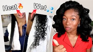 Will This Curly Half Wig Curl & Straighten? Hergivenhair Wet Brush, Tangle Shedding Test