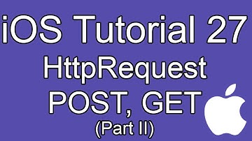 iOS Tutorial - Part 27 - HttpRequest POST, GET (NSURLConnection) II