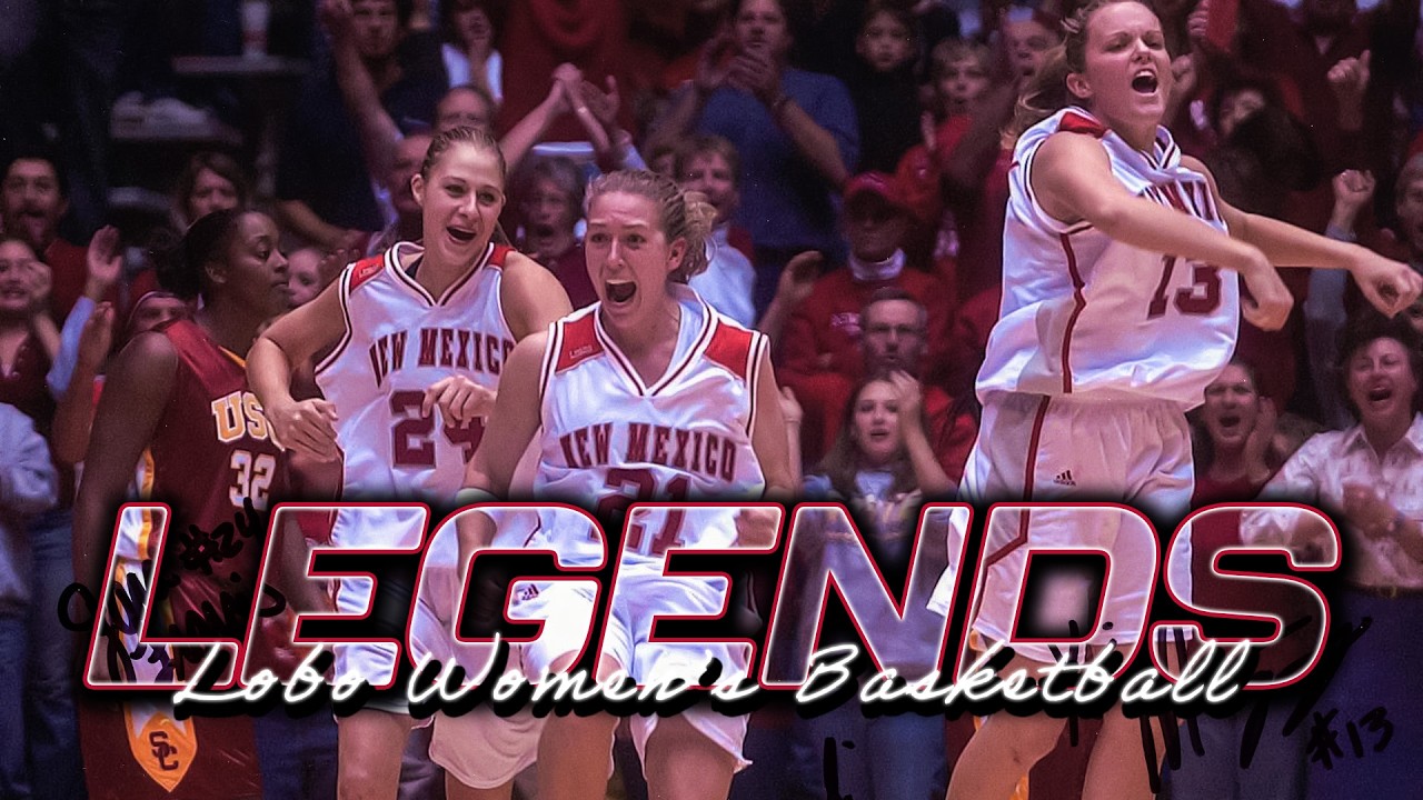 New Mexico Lobo  Women's Basketball Legends w/ former head coach Yvonne Sanchez