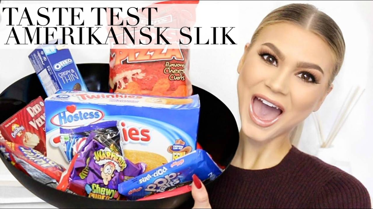 TASTE TEST | AMERIKANSK SLIK! - YouTube