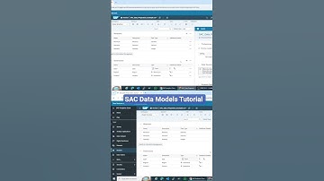 Zelfstudie gegevensmodellering - SAP Analytics Cloud #sac #sap