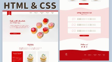 コーディングしてみた:How to make a website using HTML & CSS.