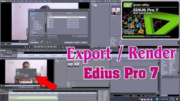 How To Export  Render Video In Edius Pro 7 Hindi tutorial | विडियो Export Edius 7 कैसे करें ?