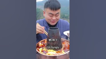 Thumbnail of eat hot pot | ASMR MUKBANG | chinese food | eat spicy #short #shorts #food