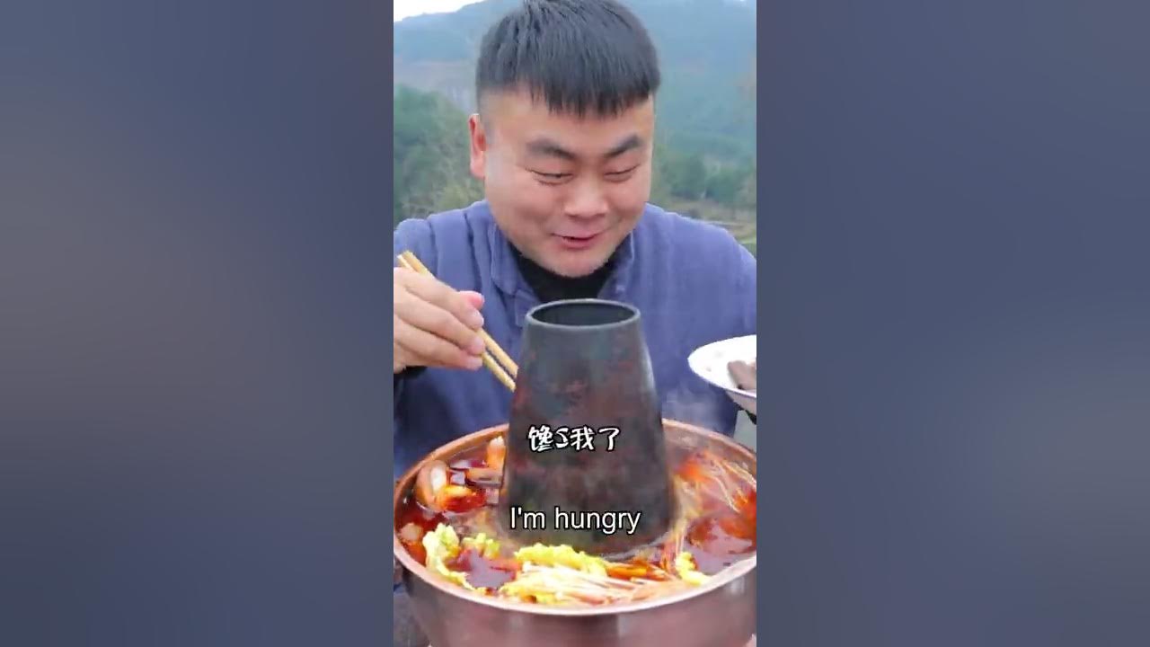 eat hot pot | ASMR MUKBANG | chinese food | eat spicy #short #shorts #food