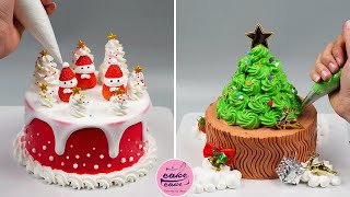 Christmas Cake Decorating Tutorials Ideas For Cake Lovers | How To Make A Cake Recipes Video by Cake Cake 551,302 views 6 months ago 9 minutes, 8 seconds