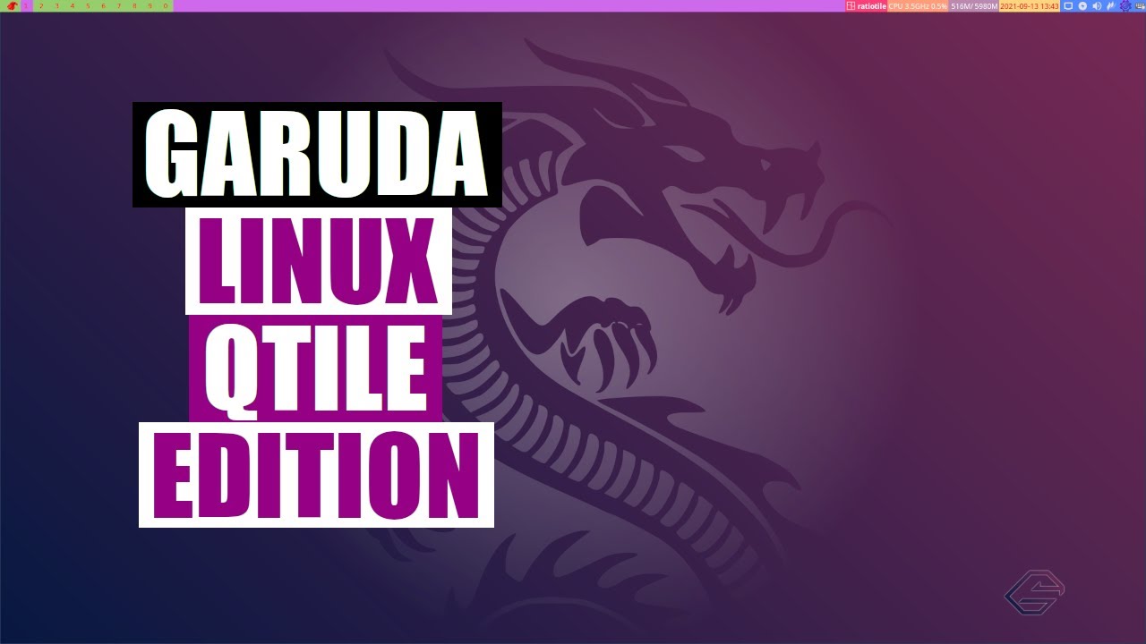 A Quick Look at Garuda Linux Qtile Edition - YouTube