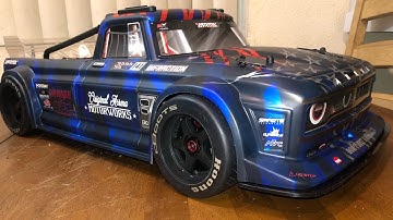 Arrma Infraction V2 custom build for GCRC testing electronics day