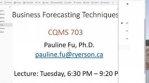 CQMS703 week 2 autocorrelation introduction