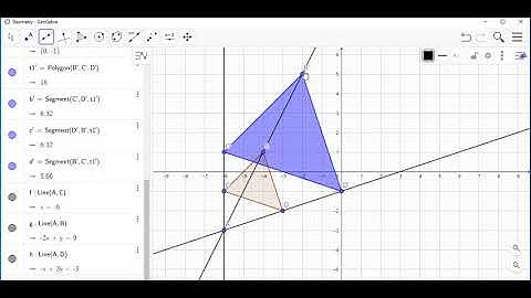 HOW TO USE GEOGEBRA SOFTWARE TO DO AN ENLARGEMENT - Timoy White