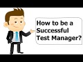 Software Test Management - Tips to be an Expert Test Manager