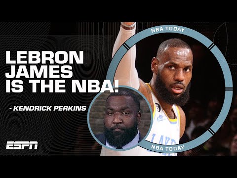 Lebron is the nba! - kendrick perkins reacts to lebron james' historical significance | nba today