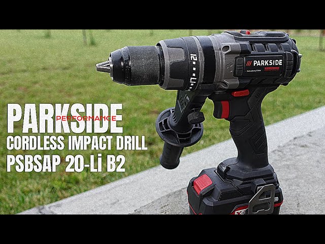 PARKSIDE Performance PSBSAP Cordless Impact Drill 20 V + 1 Battery 2 Ah X20  V Team