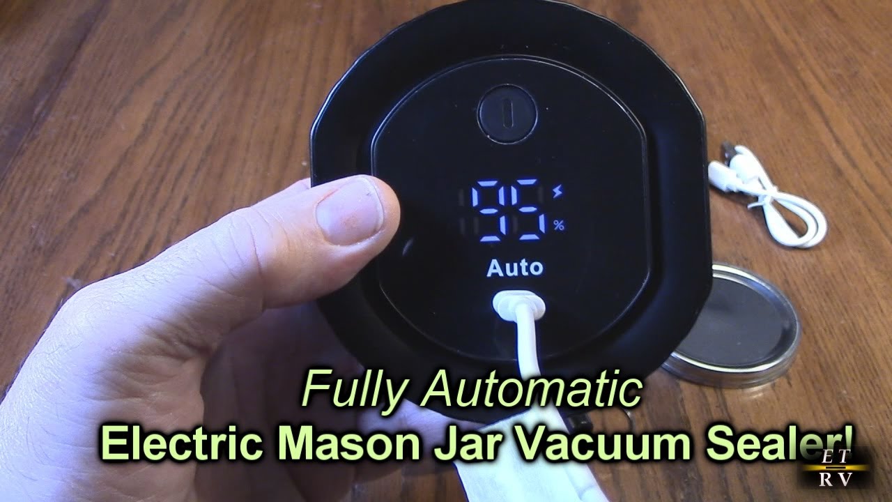 Electric Mason Jar Vacuum Sealer Kit Food Vacuum Saver For - Temu