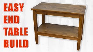Colin Knecht's Easy End Table Build / Side Table DIY