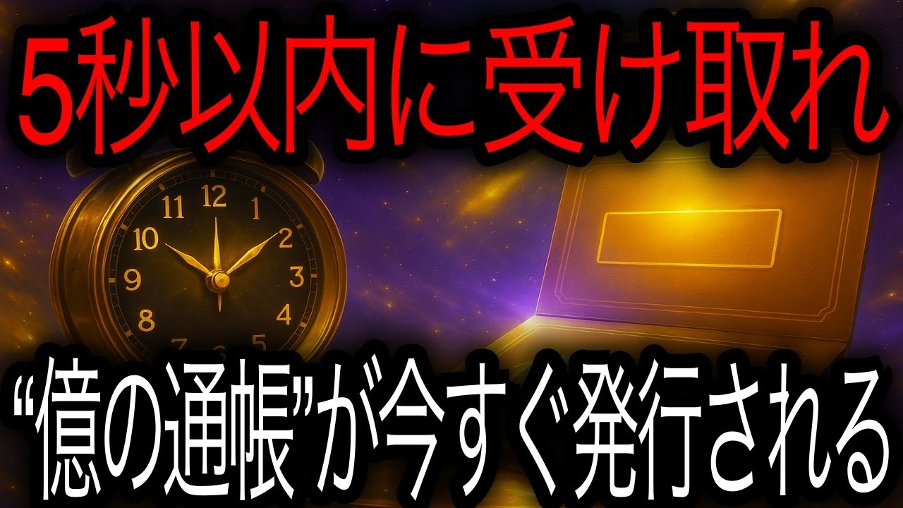 ⏱️5秒以内に見た方限定：宇宙銀行直通『億の通帳📒』即時発行──黄金コード「77-99」🔑で金運回線📡が開通し、富の振込が始まります🛸