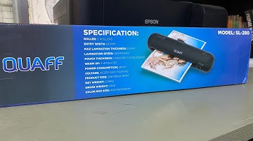 Quaff SL-280 hot & cold A4 laminator