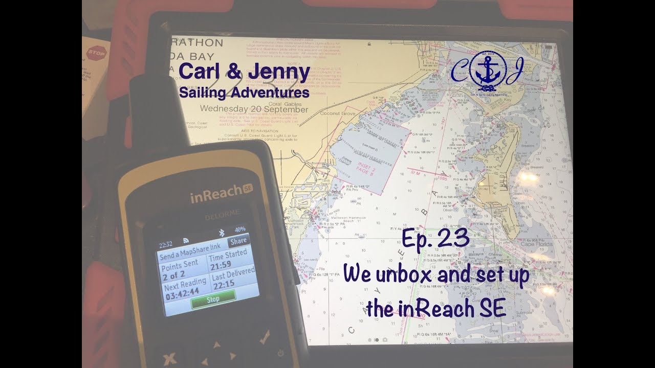 Ep.23 Unboxing and setting up Garmin InReach SE – Carl and Jenny