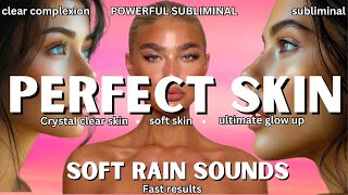 CLEAR skin subliminal ✨ FAST RESULTS ✨ soft glowing skin GLOW UP ✨ RAIN SOUNDS ☔ POWERFUL subliminal screenshot 5