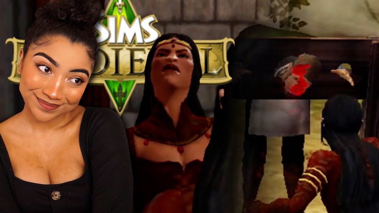 ALL BOW DOWN TO QUEEN TIDDY BIG'EMS | Sims Medieval PT.1