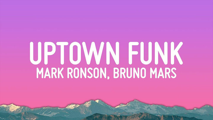 Mark Ronson - Uptown Funk (Lyrics) ft. Bruno Mars