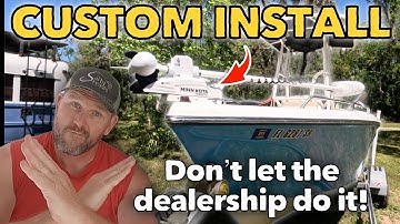 36v Minn Kota Terrova trolling motor & 36v LIthium battery (FULL INSTALL)