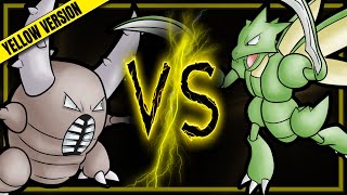 Pinsir vs Scyther - Pokemon Yellow