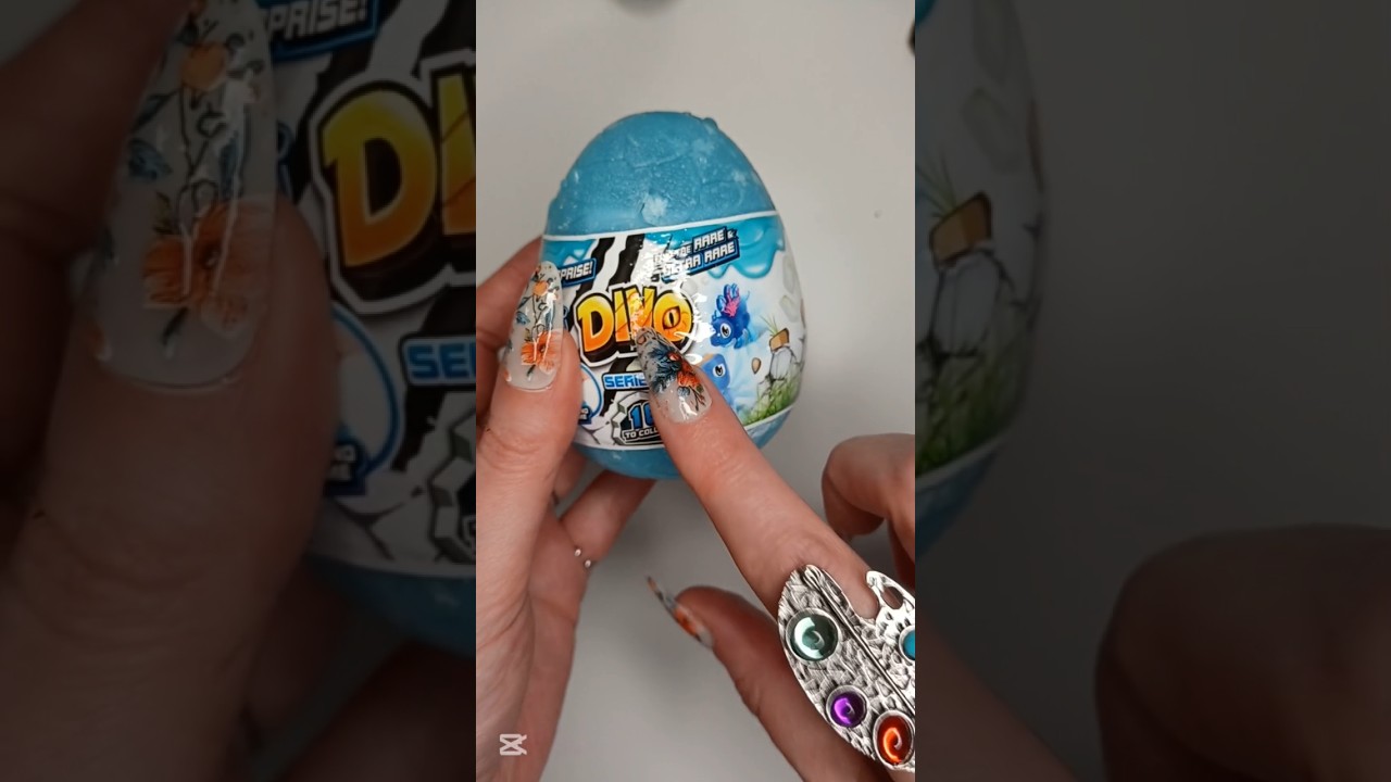 ASMR Unboxing Dino Easter Egg Surprise 🩵🦖🦕🩵 