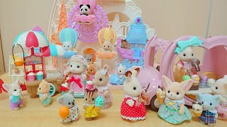 シルバニアファミリー お城のゆめいろゆうえんち ポップコーンサイクル アイスクリームワゴン sylvanianfamilies 森林家族 シル活