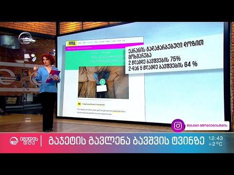 გაჯეტების გავლენა ბავშვის ტვინზე