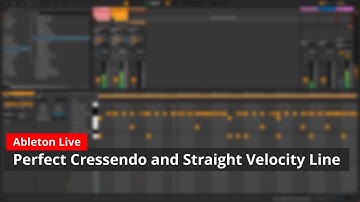 Ableton Live 11: How To Create Ramp, Perfect Crescendo & Straight Velocity Line In Piano Roll